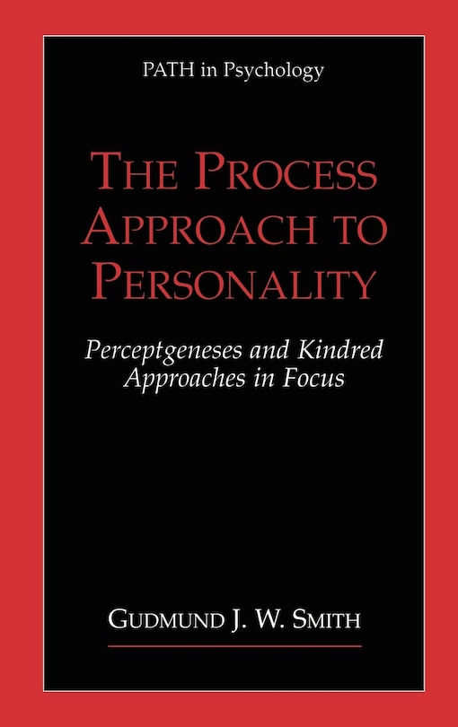Front cover_The Process Approach to Personality