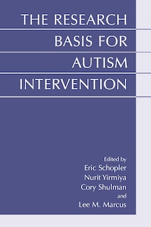 Front cover_Research Basis for Autism Intervention