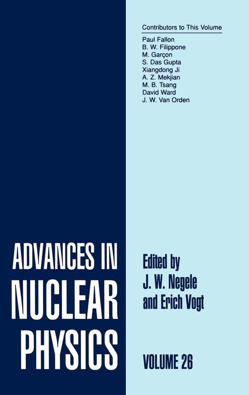Front cover_Advances in Nuclear Physics