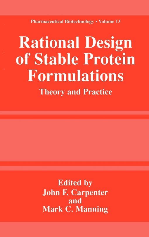 Front cover_Rational Design of Stable Protein Formulations