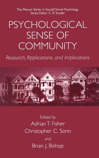 Couverture_Psychological Sense Of Community