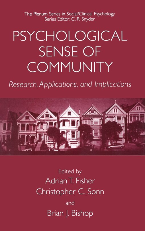 Couverture_Psychological Sense Of Community