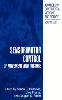 Front cover_Sensorimotor Control of Movement and Posture