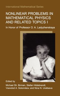 Couverture_Nonlinear Problems In Mathematical Physics And Related Topics I