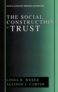 Front cover_The Social Construction of Trust