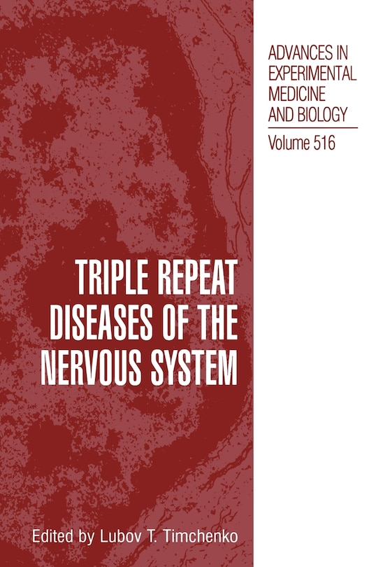 Couverture_Triple Repeat Diseases Of The Nervous Systems
