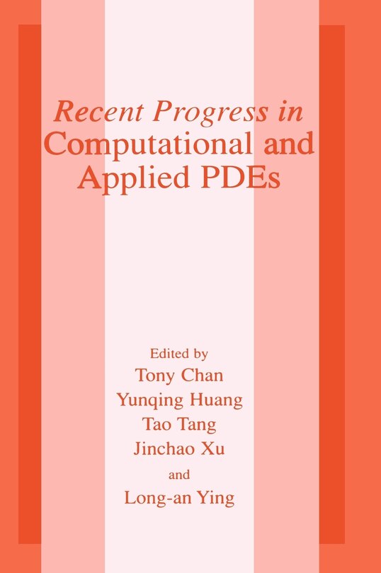 Front cover_Recent Progress in Computational and Applied PDES