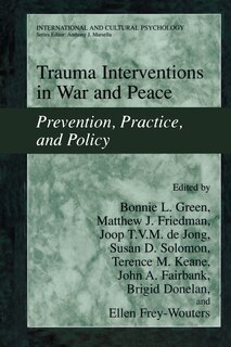 Front cover_Trauma Interventions In War And Peace