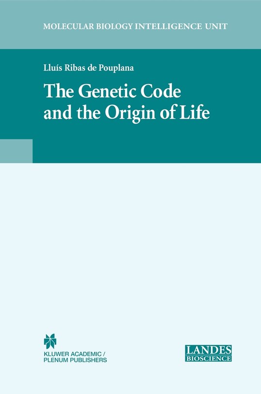 Couverture_The Genetic Code and the Origin of Life