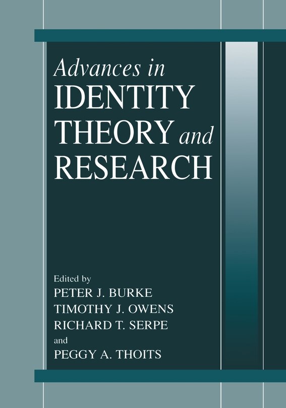 Front cover_Advances In Identity Theory And Research