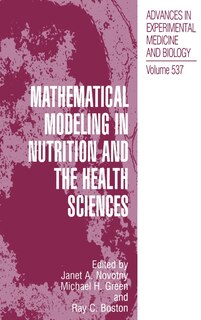 Couverture_Mathematical Modeling in Nutrition and the Health Sciences