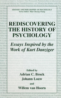 Front cover_Rediscovering the History of Psychology