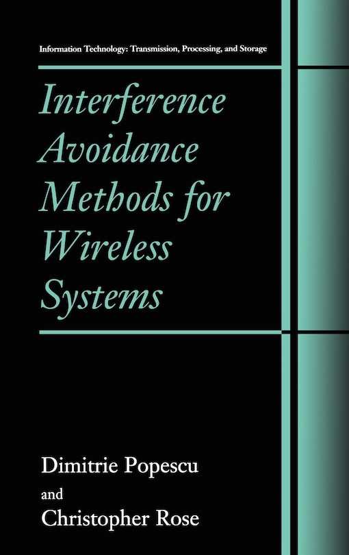 Front cover_Interference Avoidance Methods For Wireless Systems