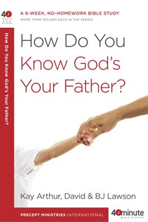 Couverture_How Do You Know God's Your Father?
