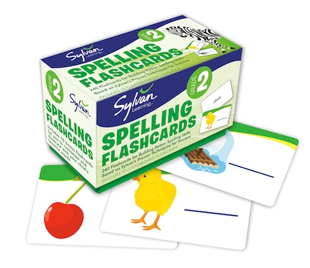 2nd Grade Spelling Flashcards: 240 Flashcards For Building Better Spelling Skills Based On Sylvan's Proven Techniques For Success