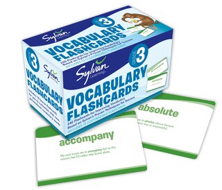 3rd Grade Vocabulary Flashcards: 240 Flashcards For Improving Vocabulary Based On Sylvan's Proven Techniques For Success