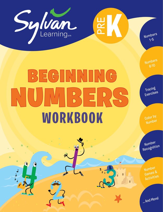 Pre-K Beginning Numbers Workbook: Numbers 1-5, Numbers 6-10, Tracing Exercises, Color by Number,  Number Recognition Number Games, and More