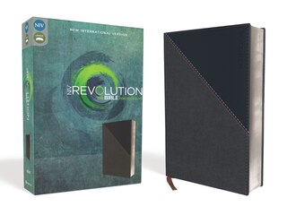 Front cover_Niv, Revolution Bible, Leathersoft, Gray/navy