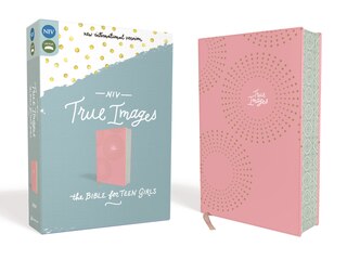 Front cover_Niv, True Images Bible, Leathersoft, Pink, Printed Page Edges