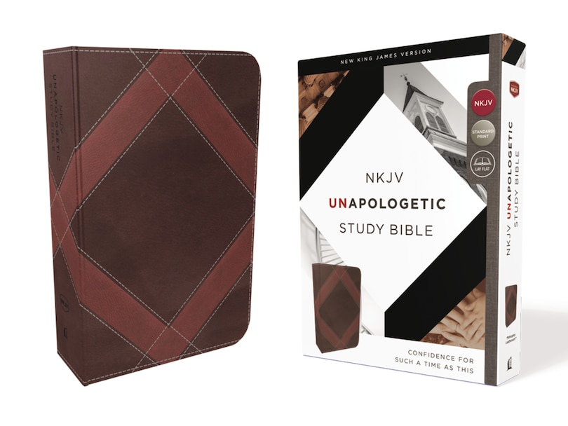 Front cover_Nkjv, Unapologetic Study Bible, Leathersoft, Brown, Red Letter