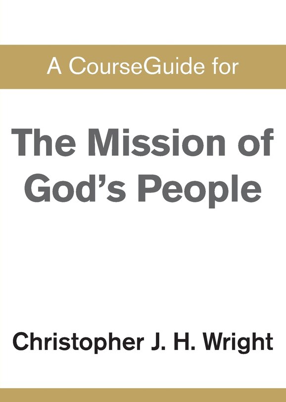 Front cover_CourseGuide for The Mission of God's People
