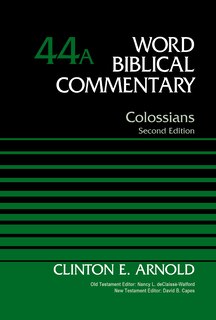 Front cover_Colossians, Volume 44A