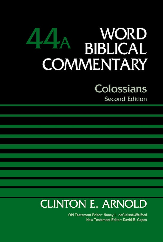 Front cover_Colossians, Volume 44A