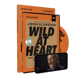 Front cover_Wild at Heart Study Guide with DVD, Updated Edition