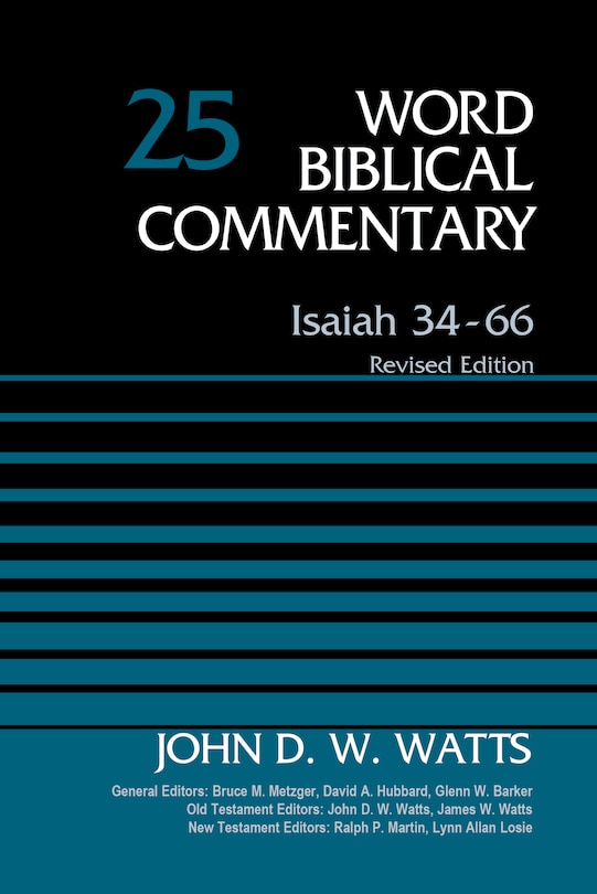Front cover_Isaiah 34-66, Volume 25