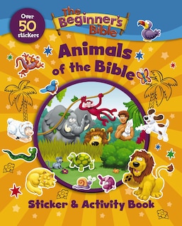 Front cover_The Beginner's Bible Animals of the Bible Sticker and Activity Book