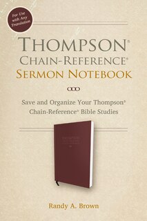 Front cover_Thompson Chain-Reference Sermon Notebook