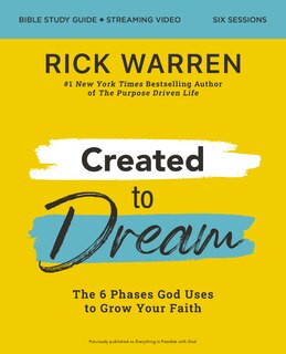 Front cover_Created to Dream Bible Study Guide plus Streaming Video
