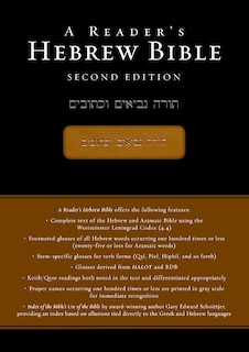 Couverture_A Reader's Hebrew Bible