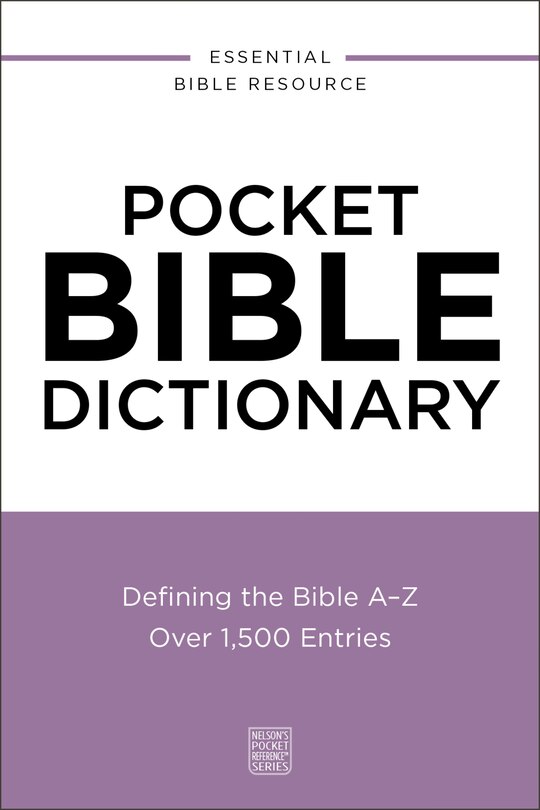 Couverture_Pocket Bible Dictionary