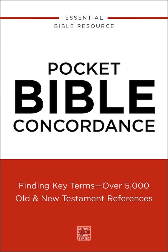Front cover_Pocket Bible Concordance