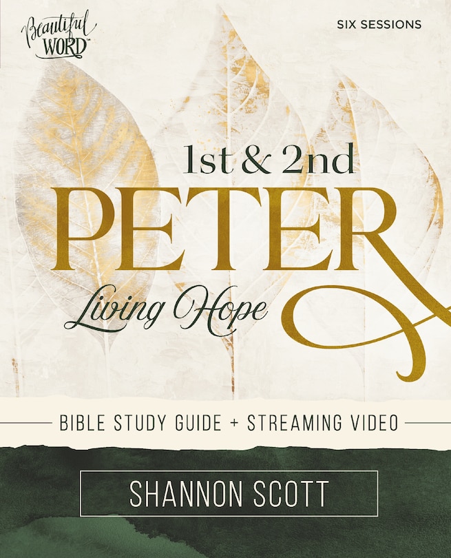 Couverture_1st and   2nd Peter Bible Study Guide plus Streaming Video