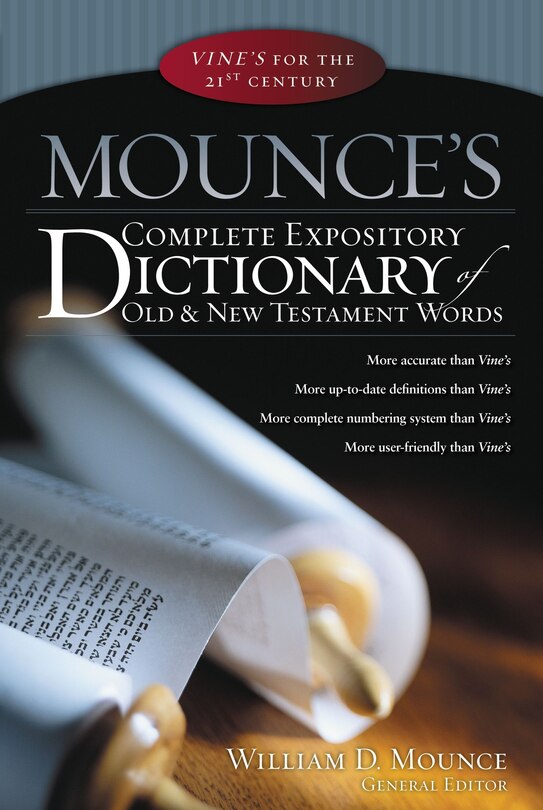 Couverture_Mounce's Complete Expository Dictionary Of Old And New Testament Words
