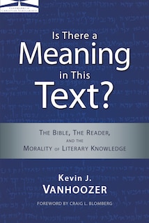 Couverture_Is There A Meaning In This Text?