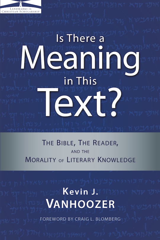 Couverture_Is There A Meaning In This Text?