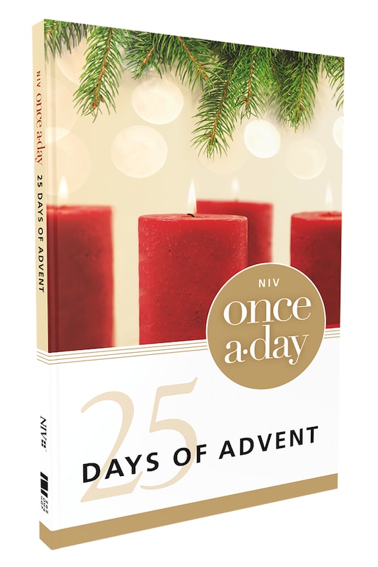 Front cover_Niv, Once-a-day 25 Days Of Advent Devotional, Paperback
