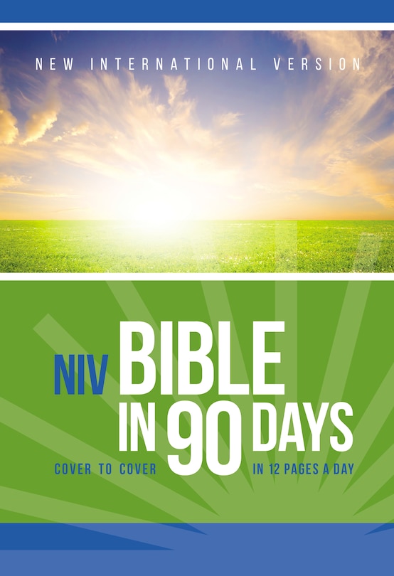 Front cover_Niv, Bible In 90 Days, Paperback