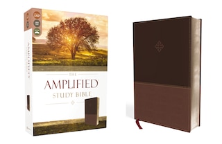 Front cover_The Amplified Study Bible, Leathersoft, Brown