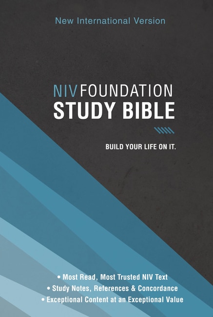 Front cover_Niv, Foundation Study Bible, Hardcover, Red Letter