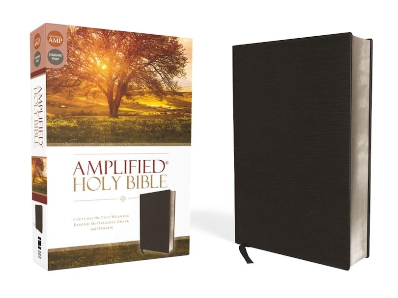 Couverture_Amplified Holy Bible, Bonded Leather, Black