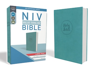 Front cover_Niv, Value Thinline Bible, Large Print, Leathersoft, Teal, Comfort Print