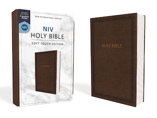 Front cover_Niv, Holy Bible, Soft Touch Edition, Leathersoft, Brown, Comfort Print