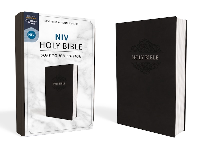 Niv, Holy Bible, Soft Touch Edition, Leathersoft, Black, Comfort Print