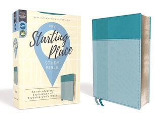 Couverture_NIV, Starting Place Study Bible (An Introductory Study Bible), Leathersoft, Teal, Comfort Print
