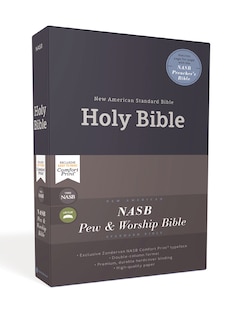Couverture_NASB, Church Bible (Pew Bible), Hardcover, Blue, 1995 Text, Comfort Print