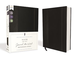 Front cover_Nasb, Journal The Word Reference Bible, Hardcover, Black, Elastic Closure, Red Letter, 1995 Text, Comfort Print
